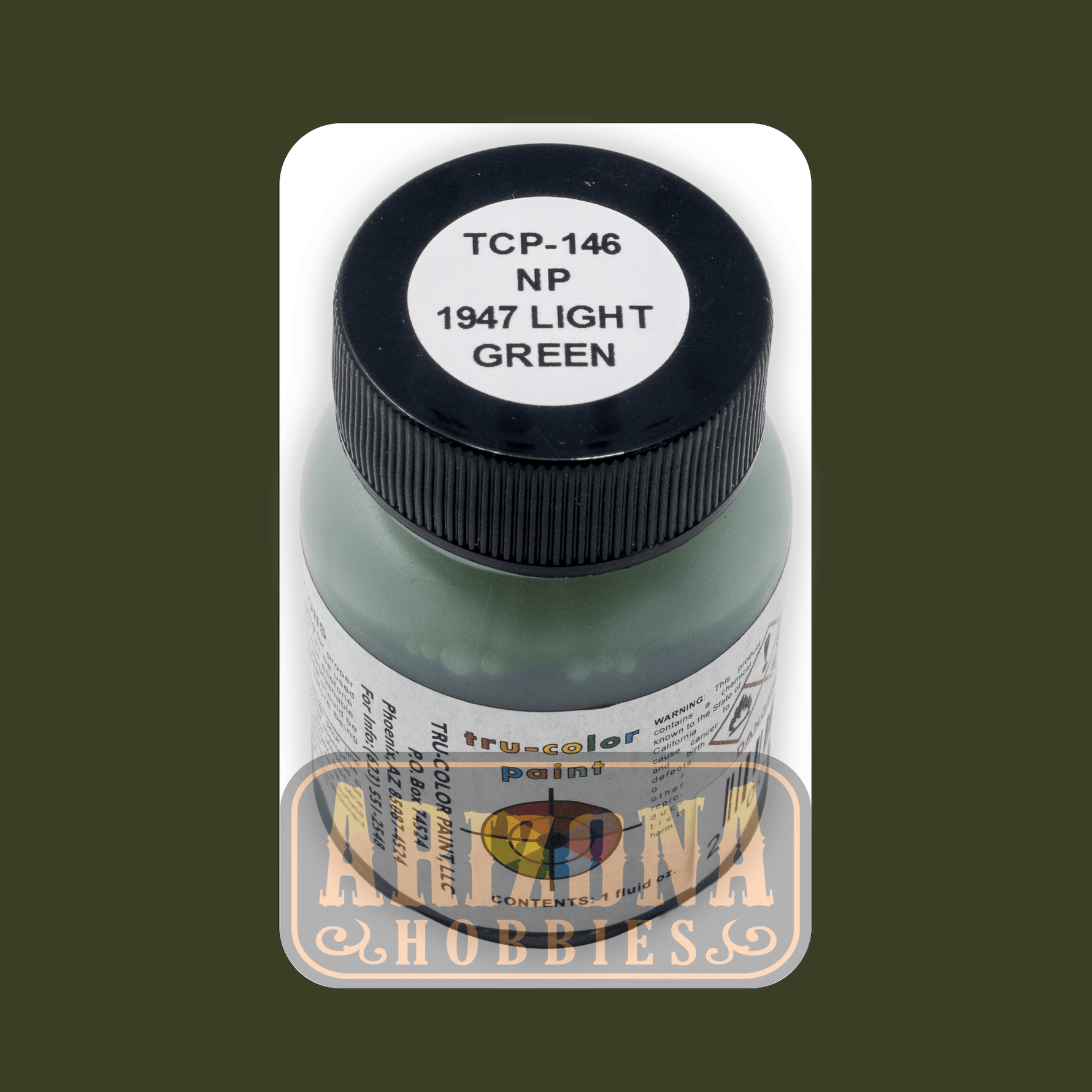 Northern Pacific 1947 Passenger LIGHT GREEN (pre-Loewy) 1-oz bottle (Airbrush-ready) Tru-Color Paint