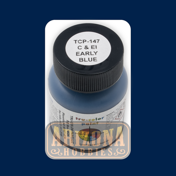 Chicago & Eastern Illinois EARLY BLUE 1-oz bottle (Airbrush-ready) Tru-Color Paint