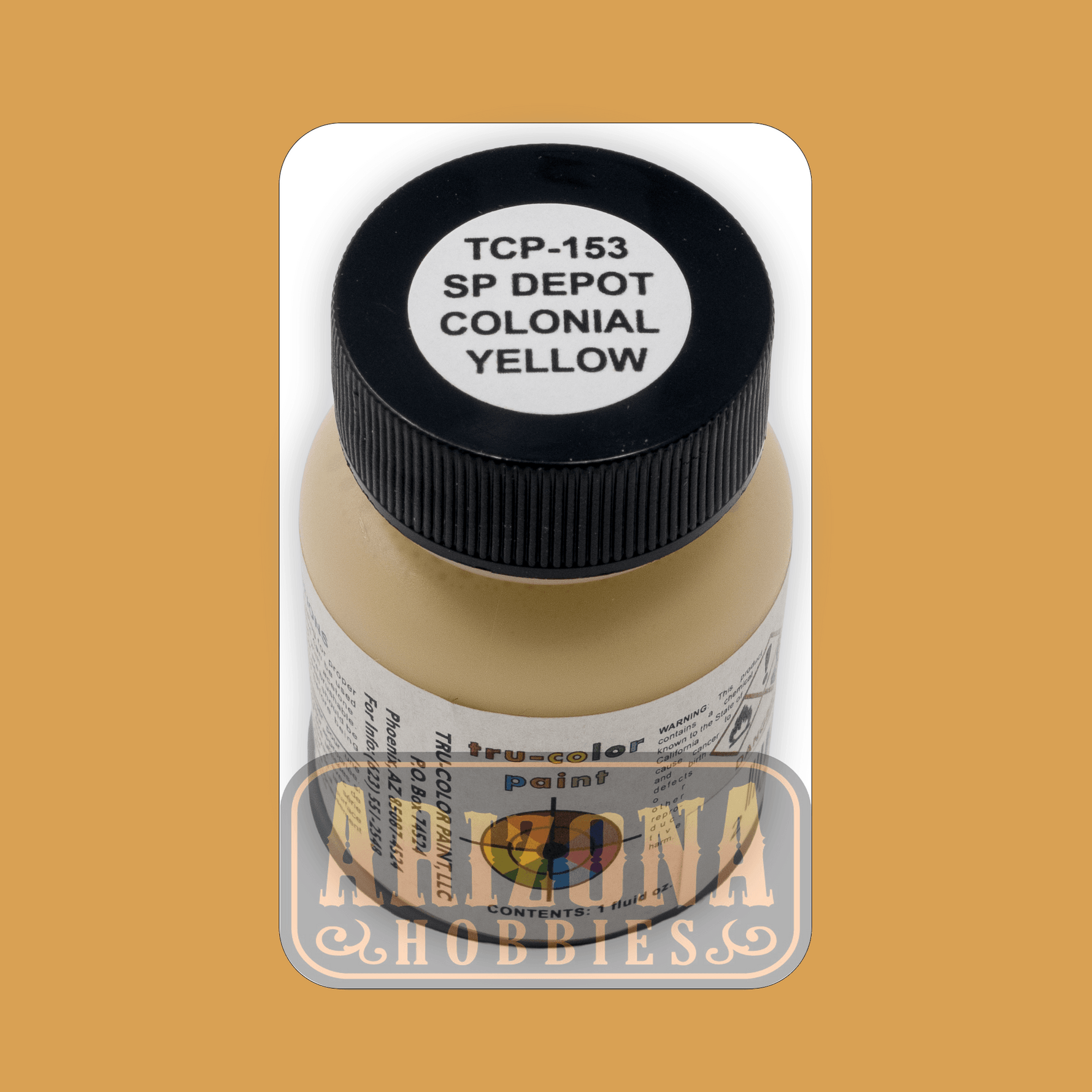 Southern Pacific DEPOT COLONIAL YELLOW 1-oz bottle (Airbrush-ready) Tru-Color Paint