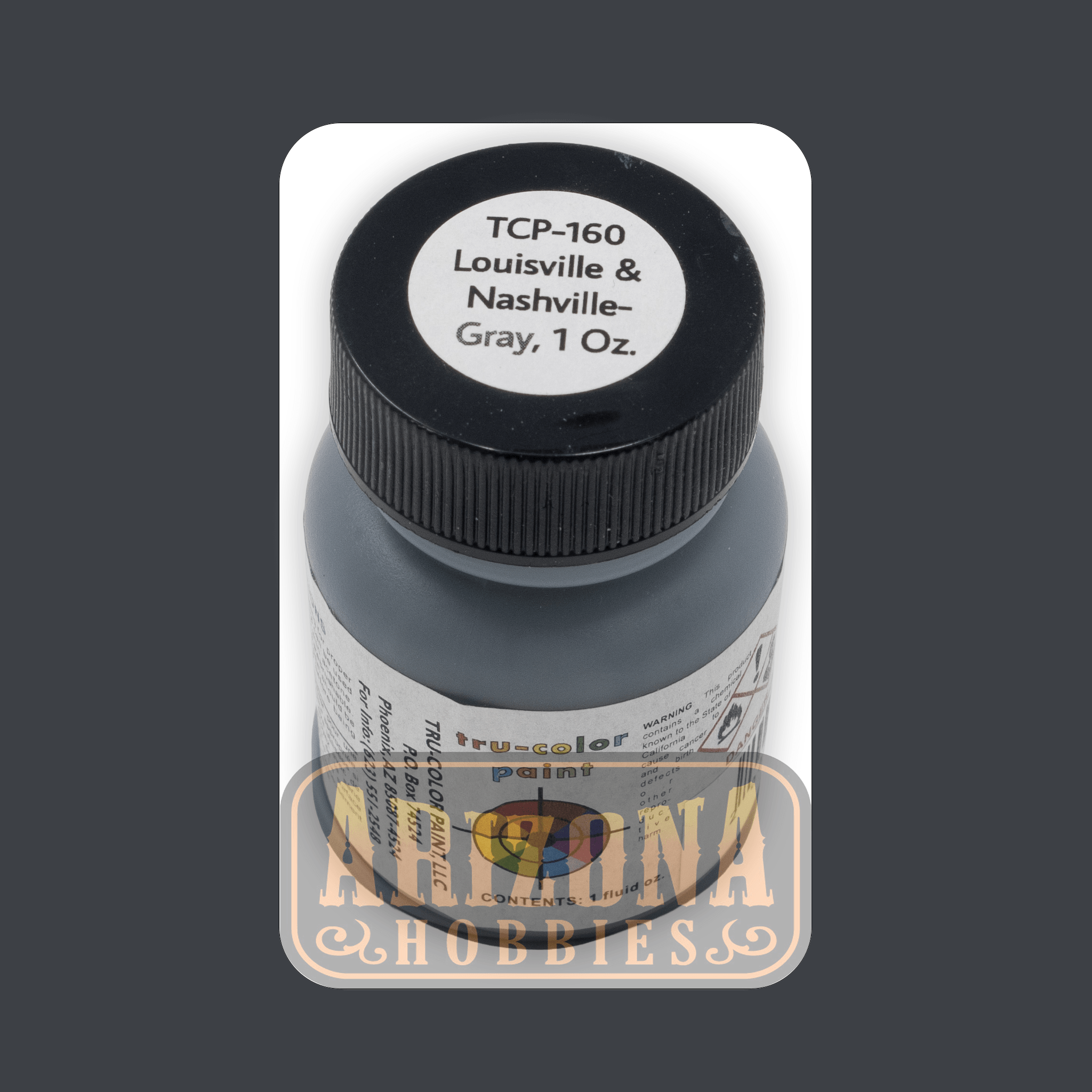 Louisville & Nashville GRAY 1-oz bottle (Airbrush-ready) Tru-Color Paint