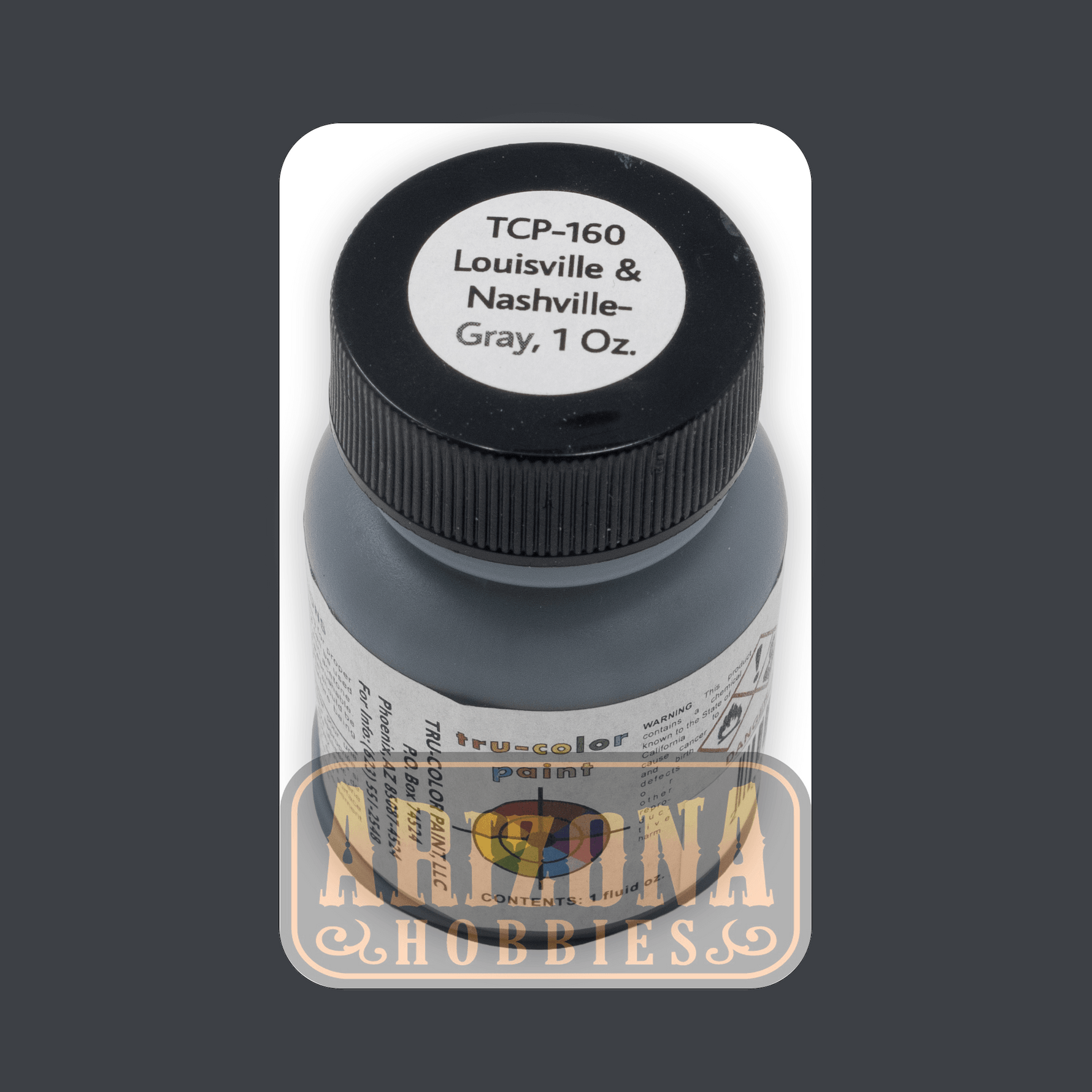 Louisville & Nashville GRAY 1-oz bottle (Airbrush-ready) Tru-Color Paint
