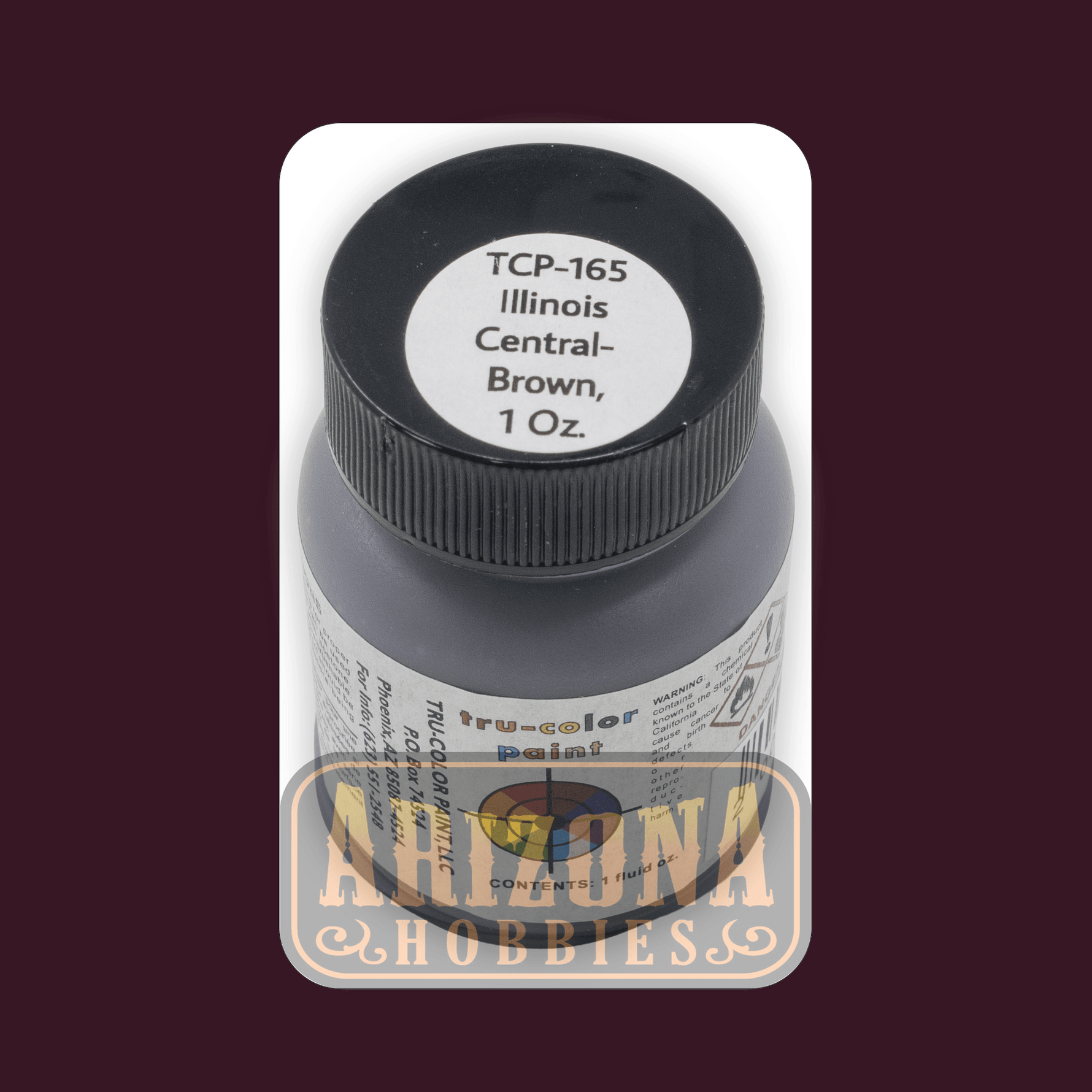 Illinois Central BROWN 1-oz bottle (Airbrush-ready) Tru-Color Paint