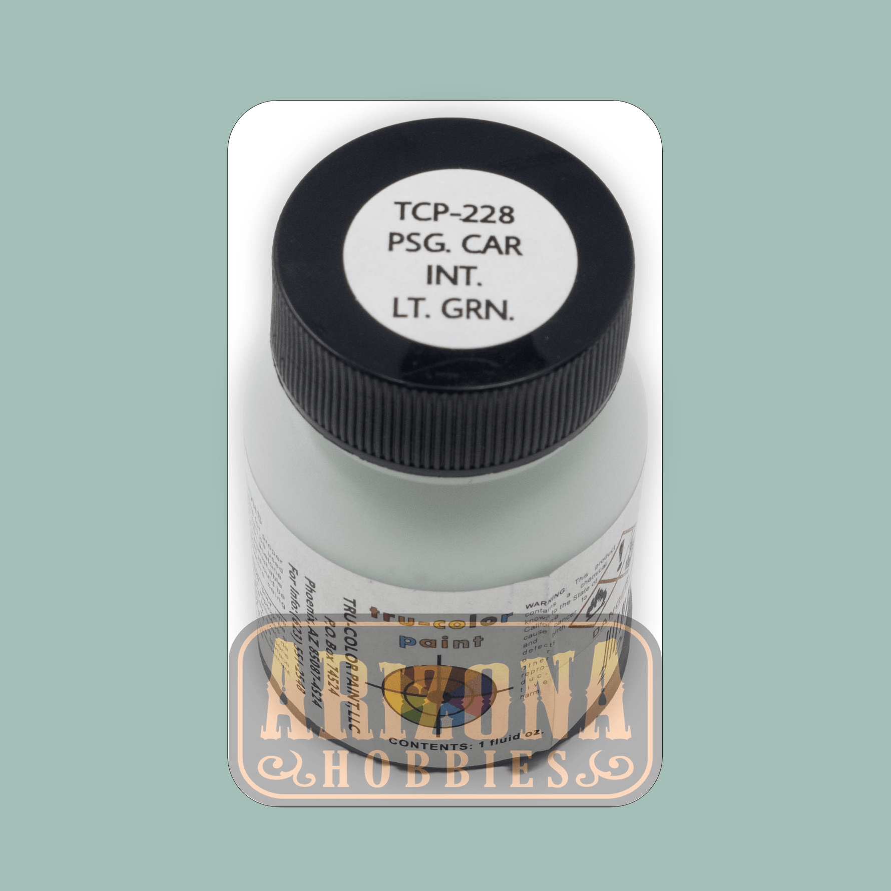 Passenger Car Interior LIGHT GREEN 1-oz bottle (Airbrush-ready) Tru-Color Paint