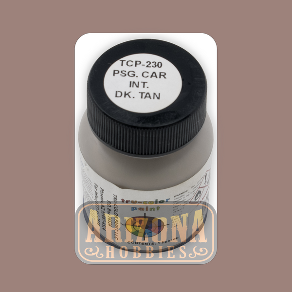 Passenger Car Interior DARK TAN 1-oz bottle (Airbrush-ready) Tru-Color Paint