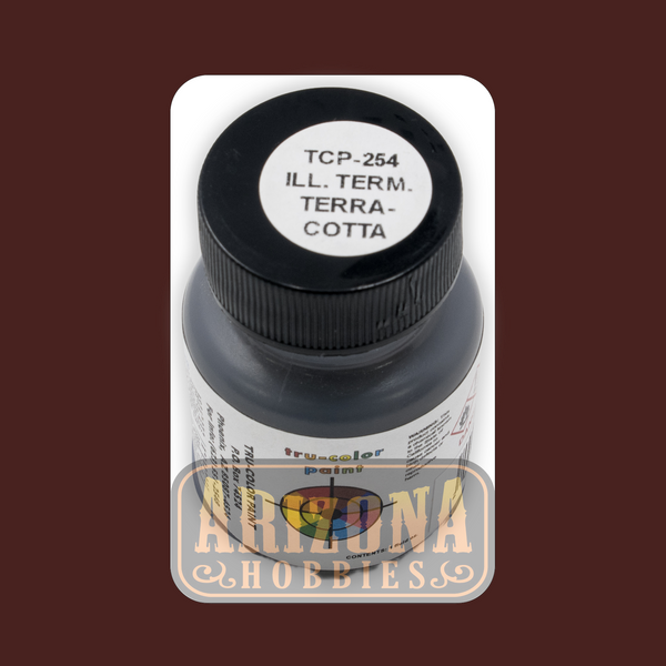 Illinois Terminal TERRACOTA (ROOF BROWN) 1-oz bottle (Airbrush-ready) Tru-Color Paint