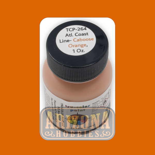 Atlantic Coast Line CABOOSE ORANGE 1-oz bottle (Airbrush-ready) Tru-Color Paint