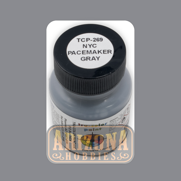 New York Central PACEMAKER GRAY 1-oz bottle (Airbrush-ready) Tru-Color Paint
