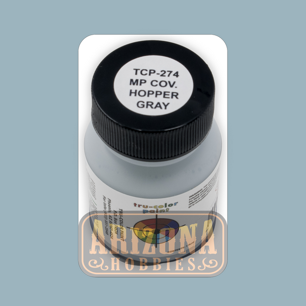 Missouri Pacific COVERED HOPPER GRAY 1-oz bottle (Airbrush-ready) Tru-Color Paint