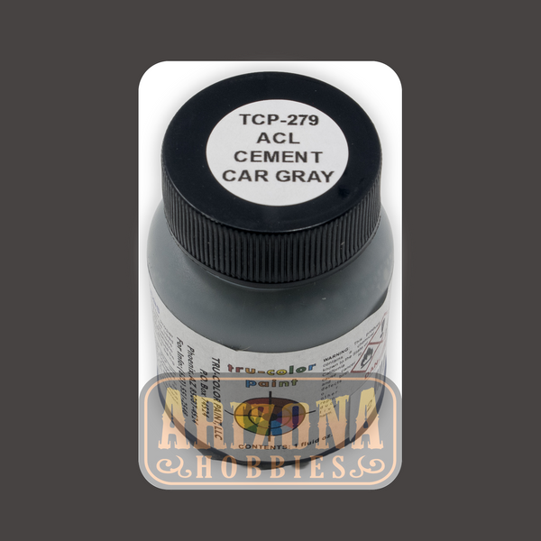 Atlantic Coast Line CEMENT CAR GRAY 1-oz bottle (Airbrush-ready) Tru-Color Paint