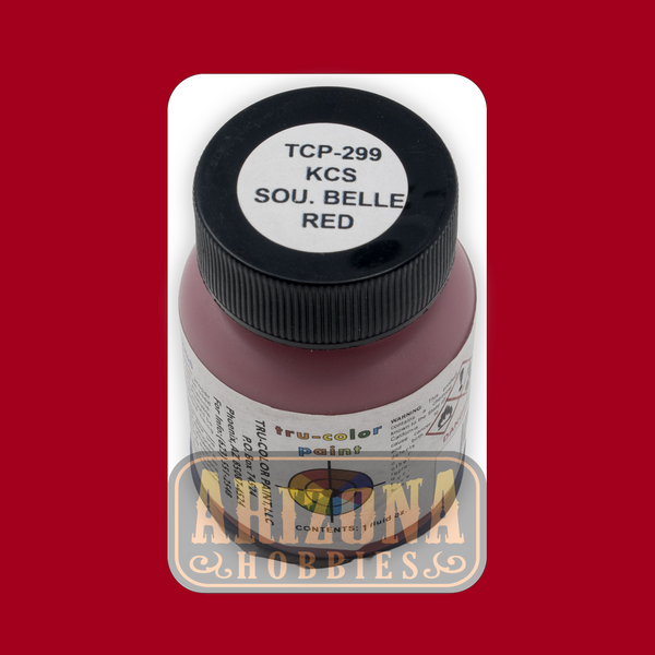 Kansas City SOUTHERN BELLE RED 1-oz bottle (Airbrush-ready) Tru-Color Paint