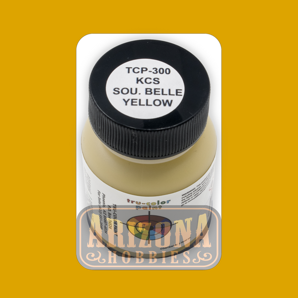 Kansas City SOUTHERN BELLE YELLOW 1-oz bottle (Airbrush-ready) Tru-Color Paint