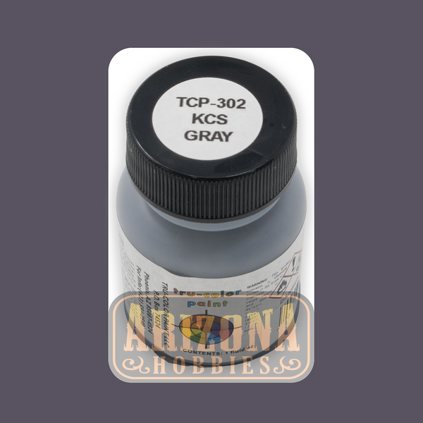 Kansas City Southern GRAY 1-oz bottle (Airbrush-ready) Tru-Color Paint
