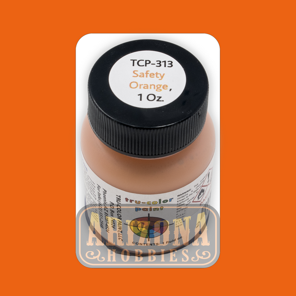 SAFETY ORANGE 1-oz bottle (Airbrush-ready) Tru-Color Paint