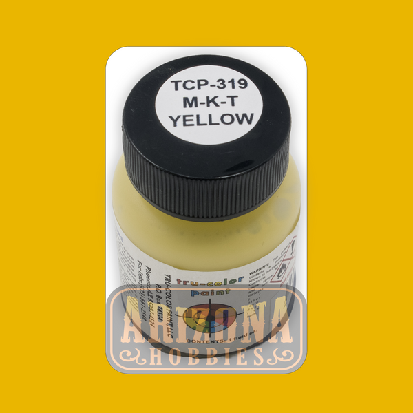 Missouri-Kansas-Texas YELLOW 1-oz bottle (Airbrush-ready) Tru-Color Paint