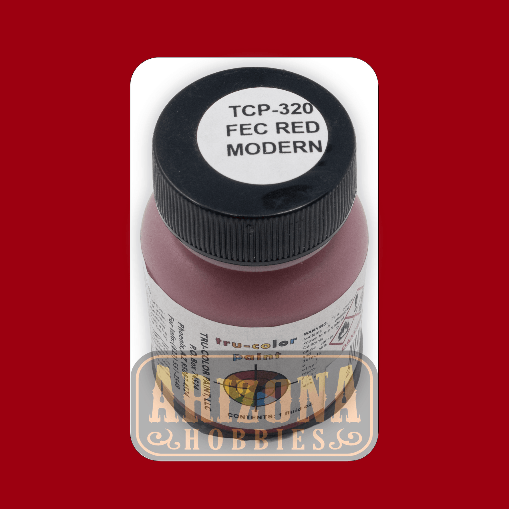 Florida East Coast NEW SCHEME RED 1-oz bottle (Airbrush-ready) Tru-Color Paint