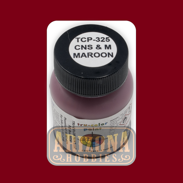 Chicago North Shore & Milwaukee MAROON 1-oz bottle (Airbrush-ready) Tru-Color Paint
