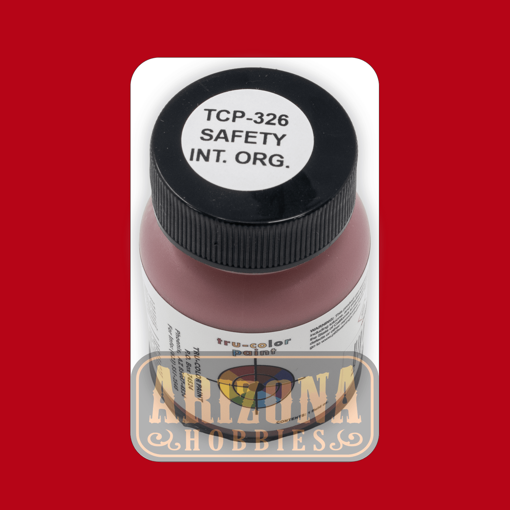 SAFETY INTERNATIONAL ORANGE 1-oz bottle (Airbrush-ready) Tru-Color Paint