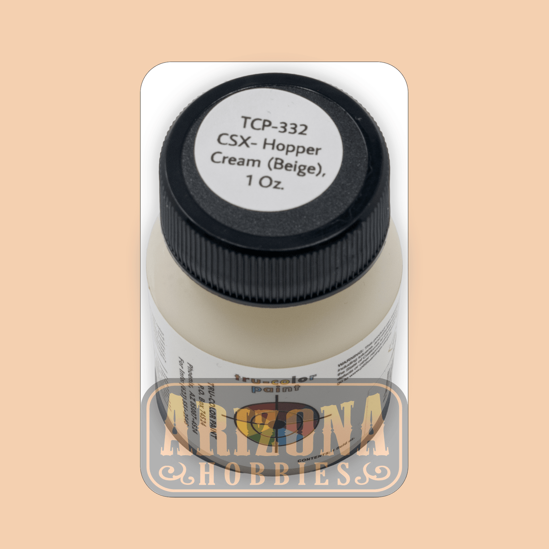 CSX HOPPER CREAM 1-oz bottle (Airbrush-ready) Tru-Color Paint