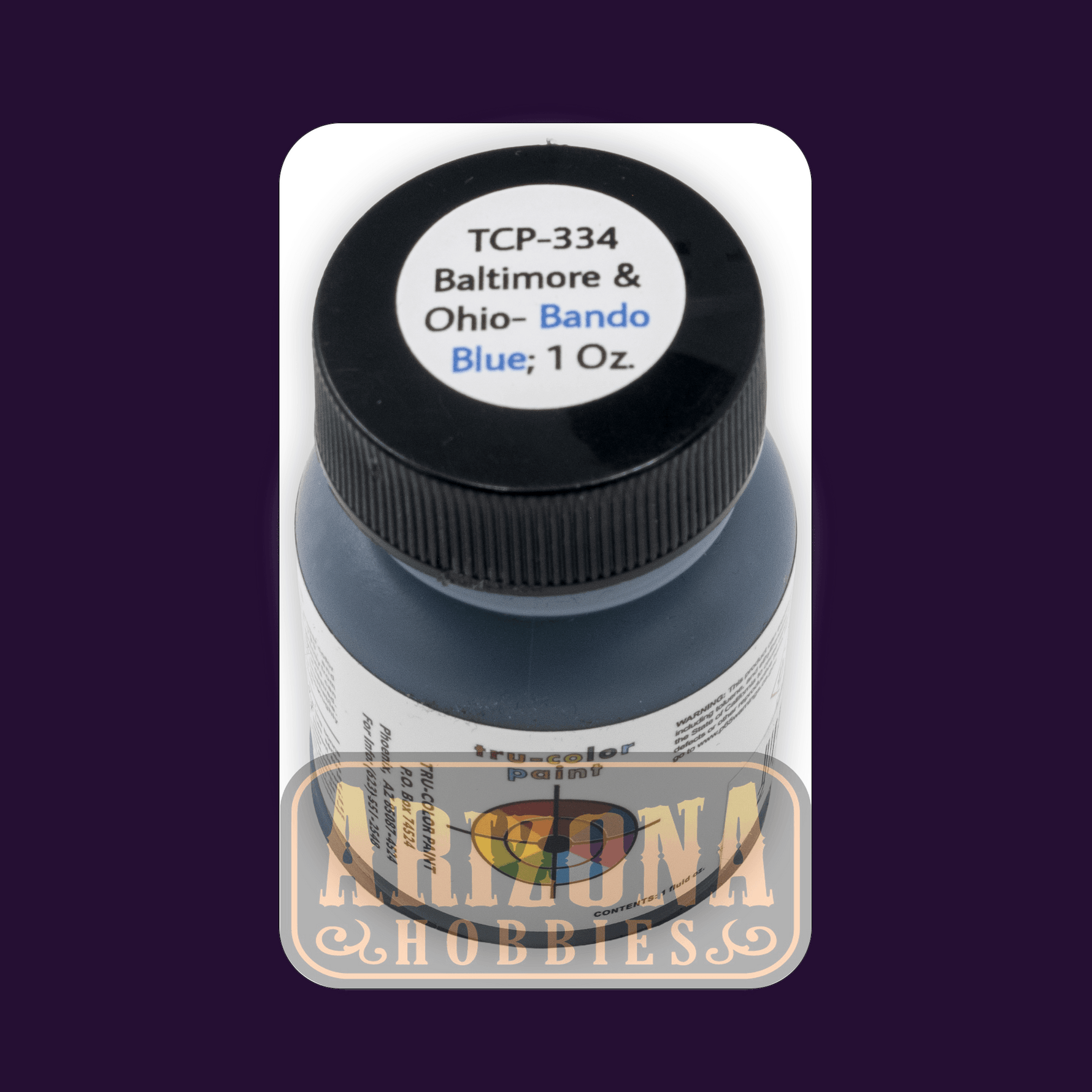 Baltimore & Ohio BANDO BLUE 1-oz bottle (Airbrush-ready) Tru-Color Paint