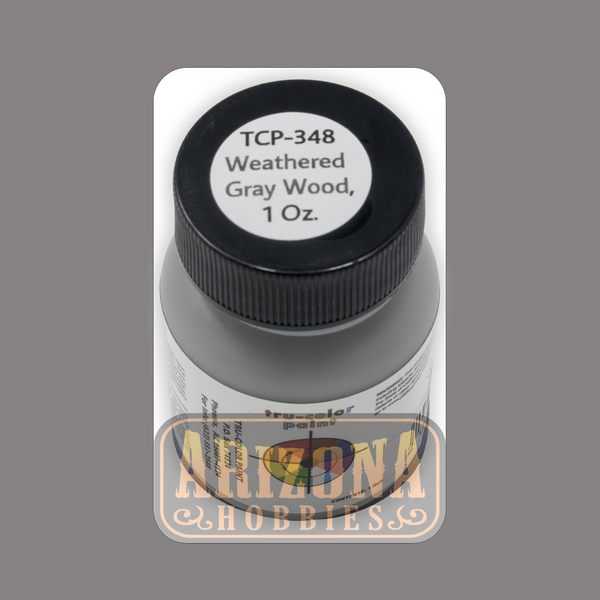 WEATHERED GRAY WOOD 1-oz bottle (Airbrush-ready) Tru-Color Paint