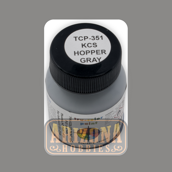 Kansas City Southern HOPPER GRAY 1-oz bottle (Airbrush-ready) Tru-Color Paint