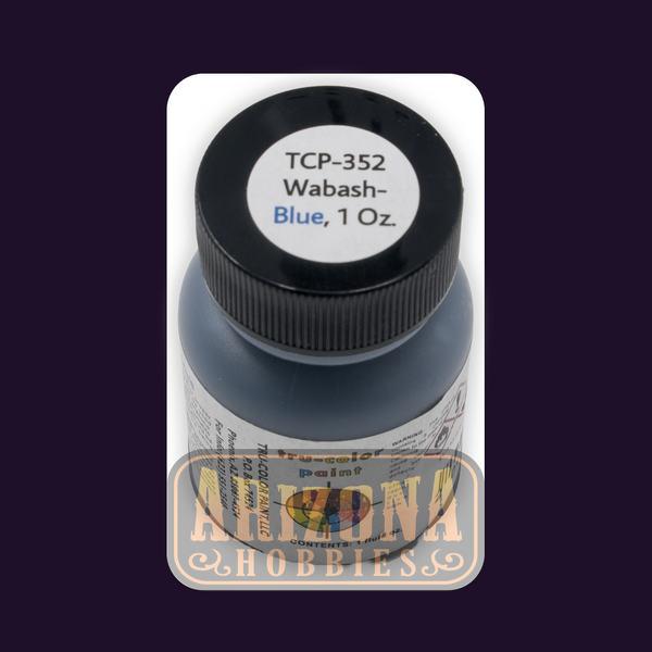 Wabash Railroad BLUE 1-oz bottle (Airbrush-ready) Tru-Color Paint