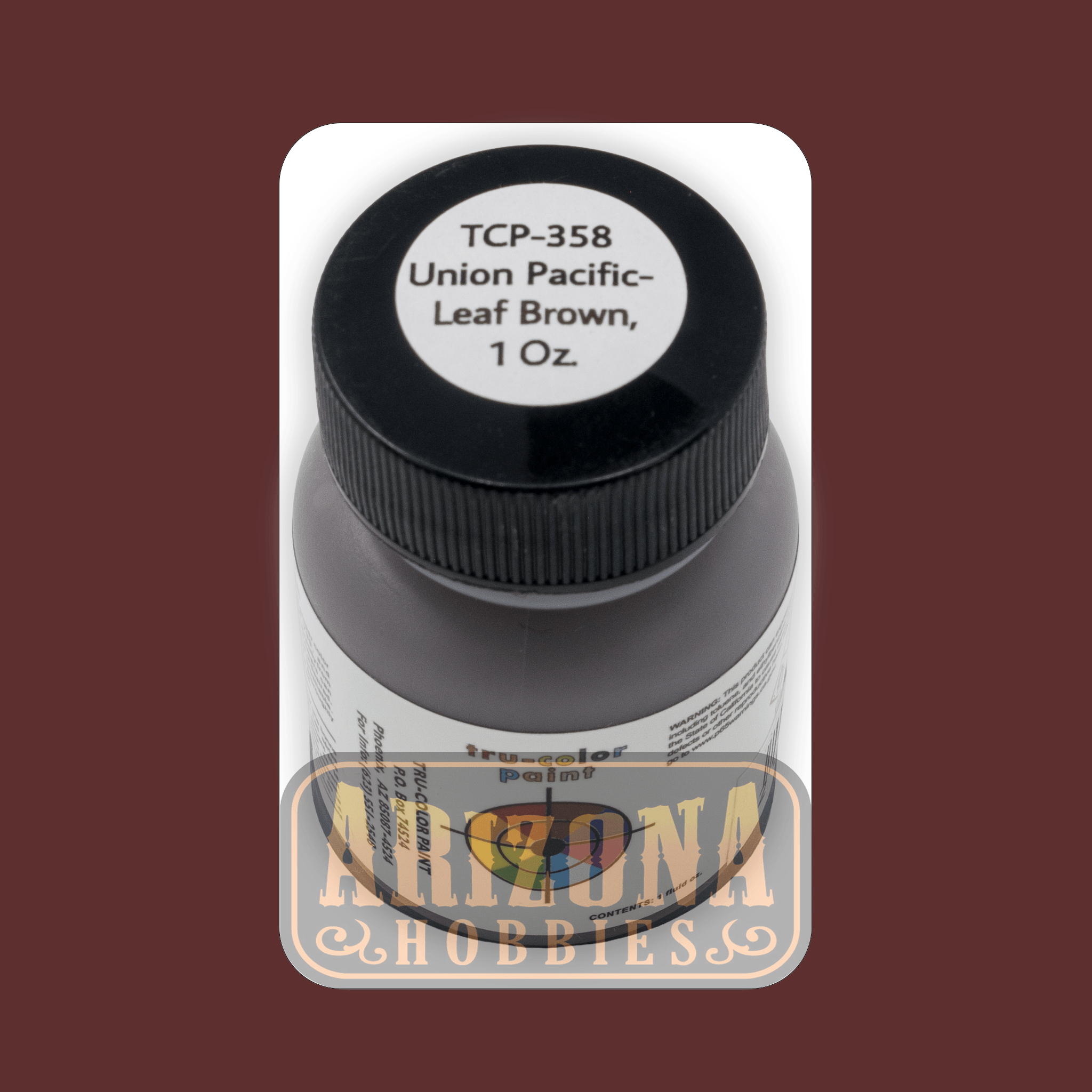 Union Pacific LEAF BROWN 1-oz bottle (Airbrush-ready) Tru-Color Paint