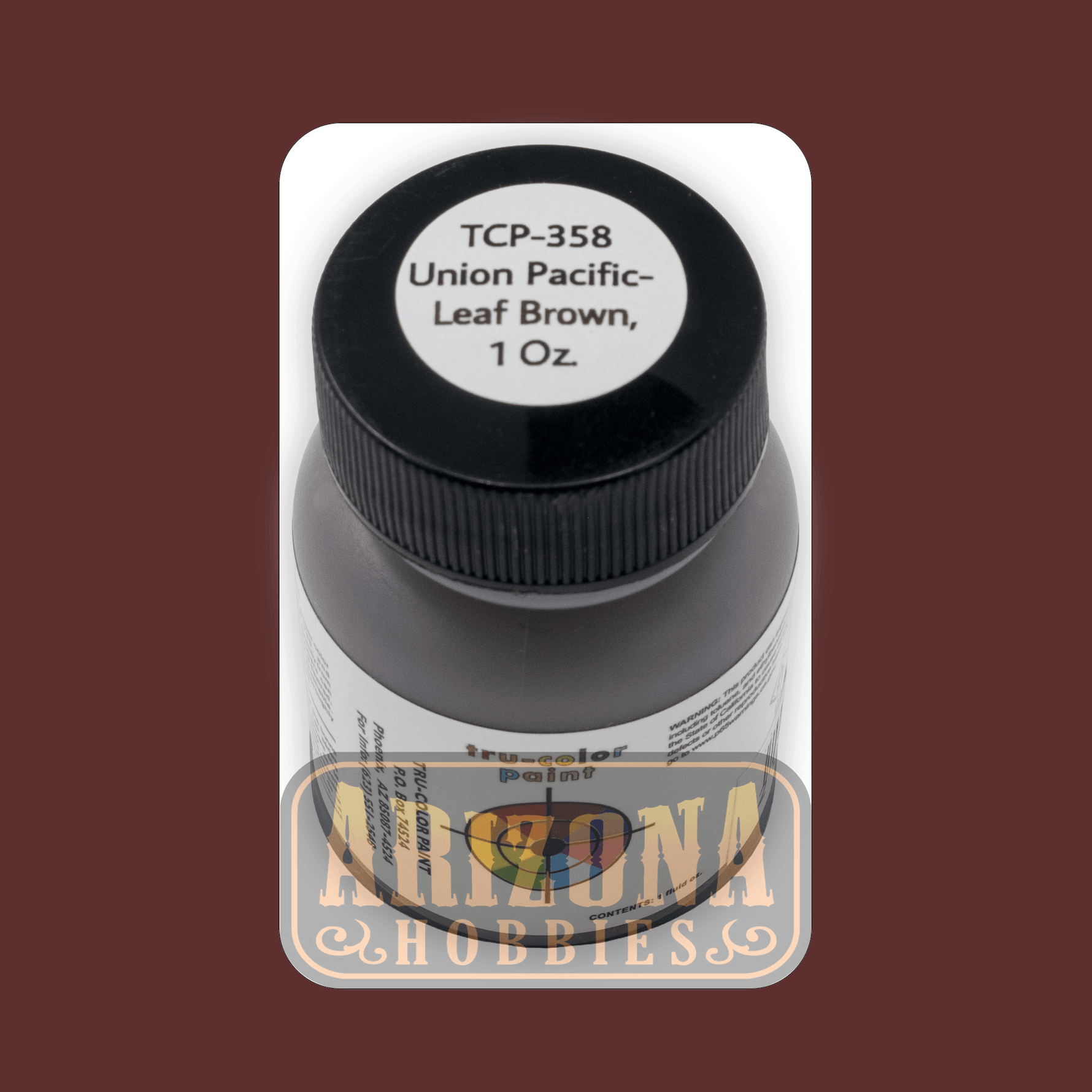Union Pacific LEAF BROWN 1-oz bottle (Airbrush-ready) Tru-Color Paint