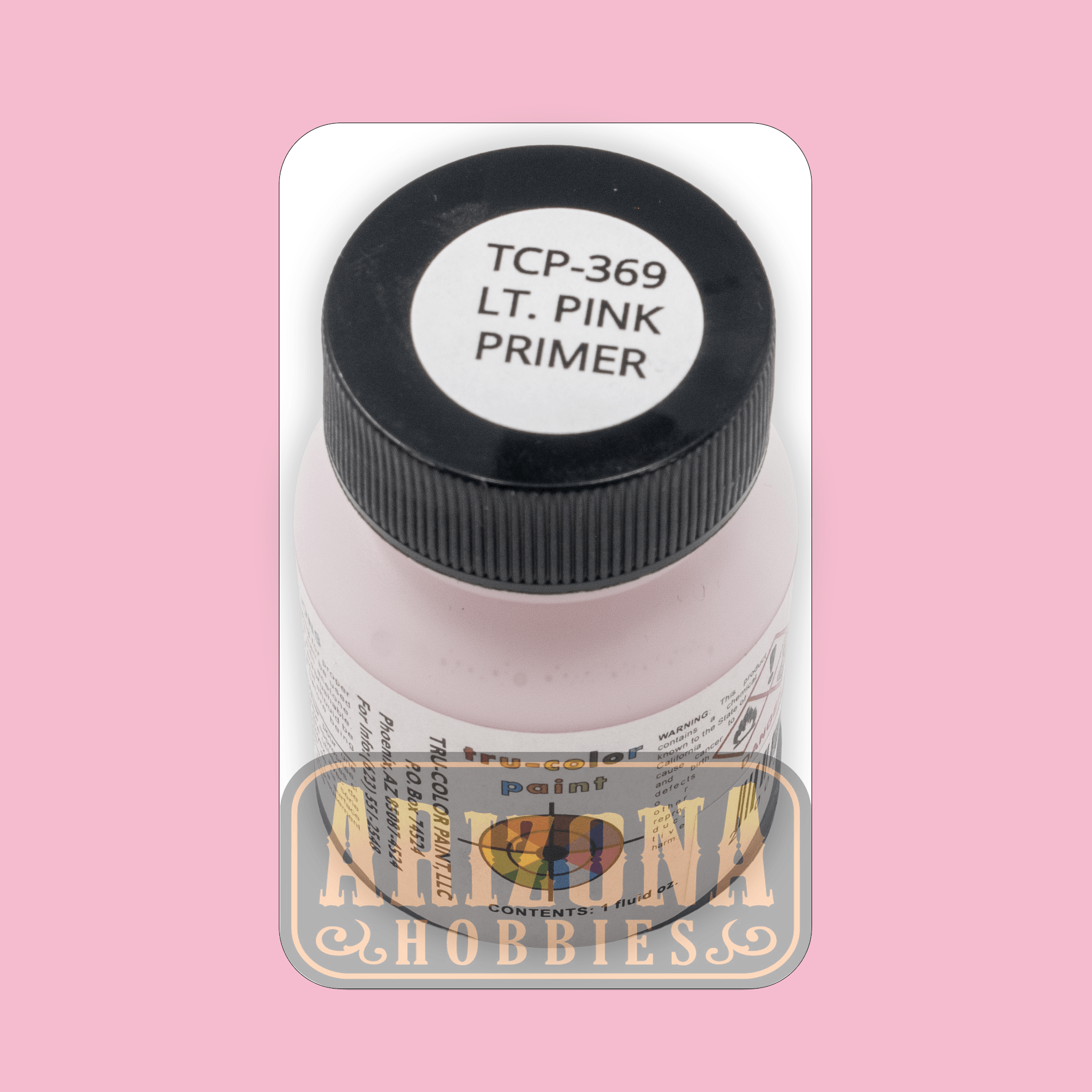 LIGHT PINK PRIMER 1-oz bottle (Airbrush-ready) Tru-Color Paint