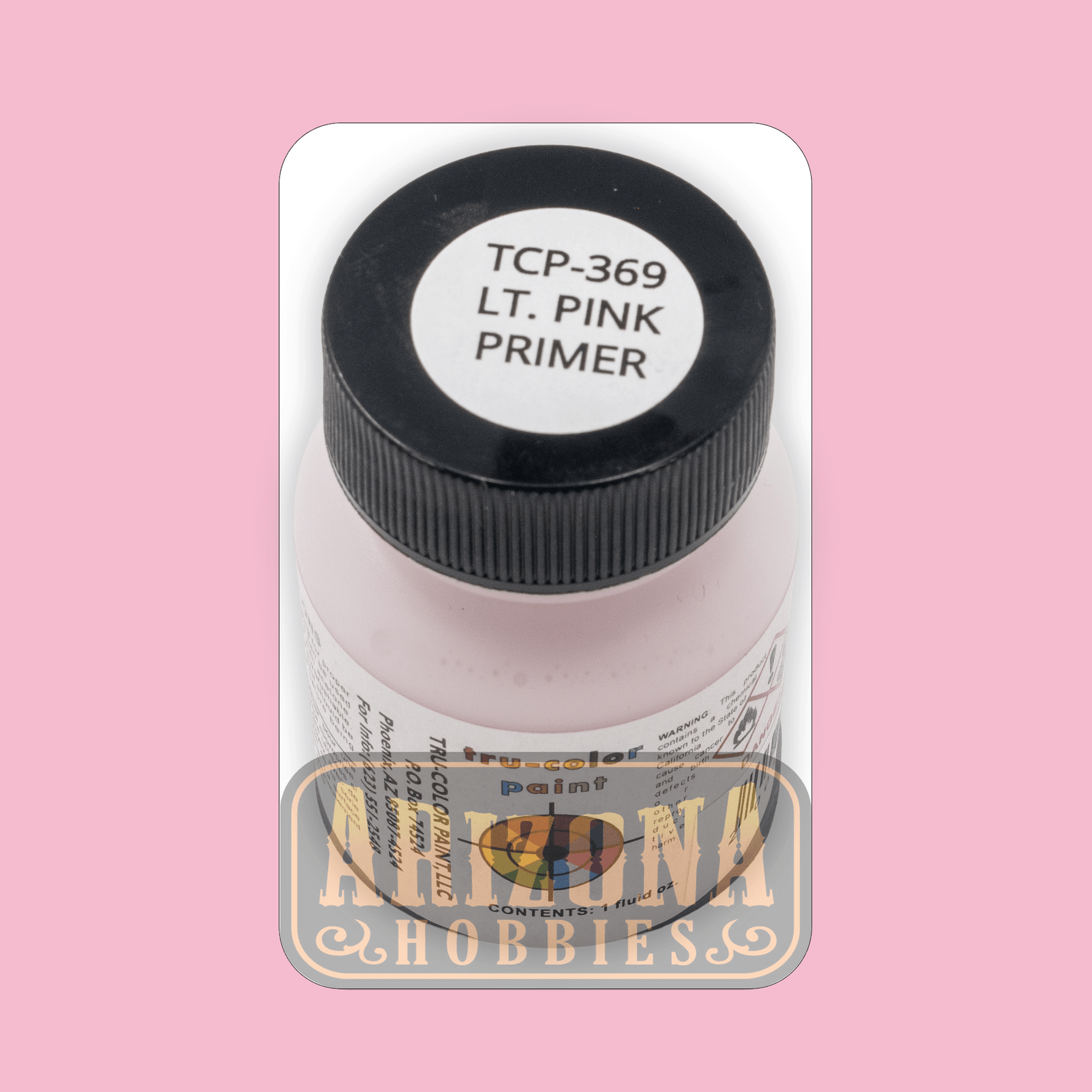 LIGHT PINK PRIMER 1-oz bottle (Airbrush-ready) Tru-Color Paint