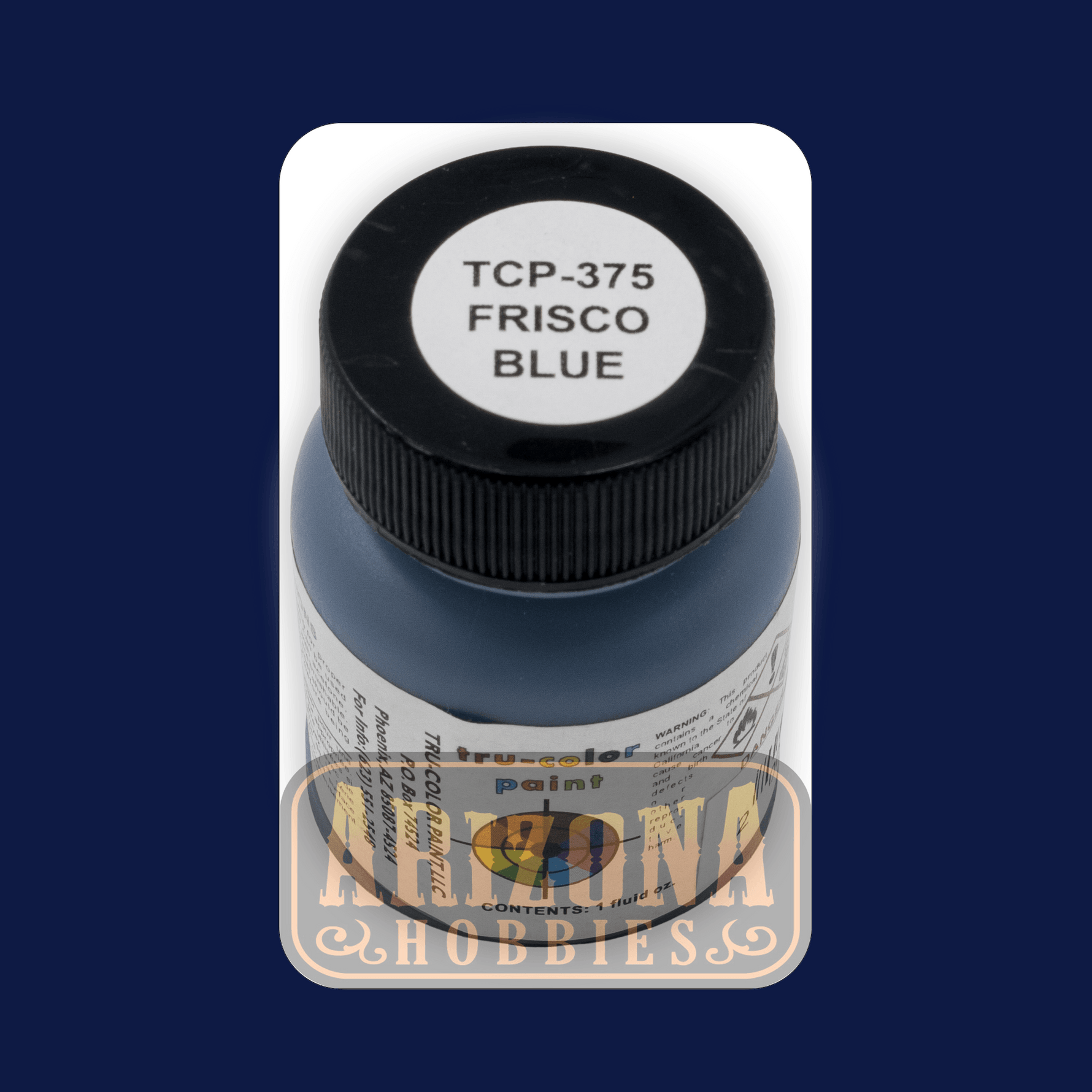 Frisco BLUE 1-oz bottle (Airbrush-ready) Tru-Color Paint