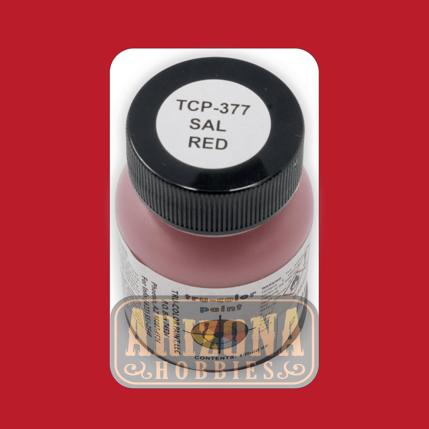 Seaboard Air Line RED 1-oz bottle (Airbrush-ready) Tru-Color Paint