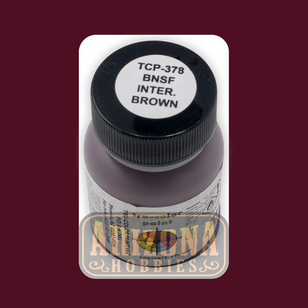 BNSF INTERMODAL BROWN 1-oz bottle (Airbrush-ready) Tru-Color Paint