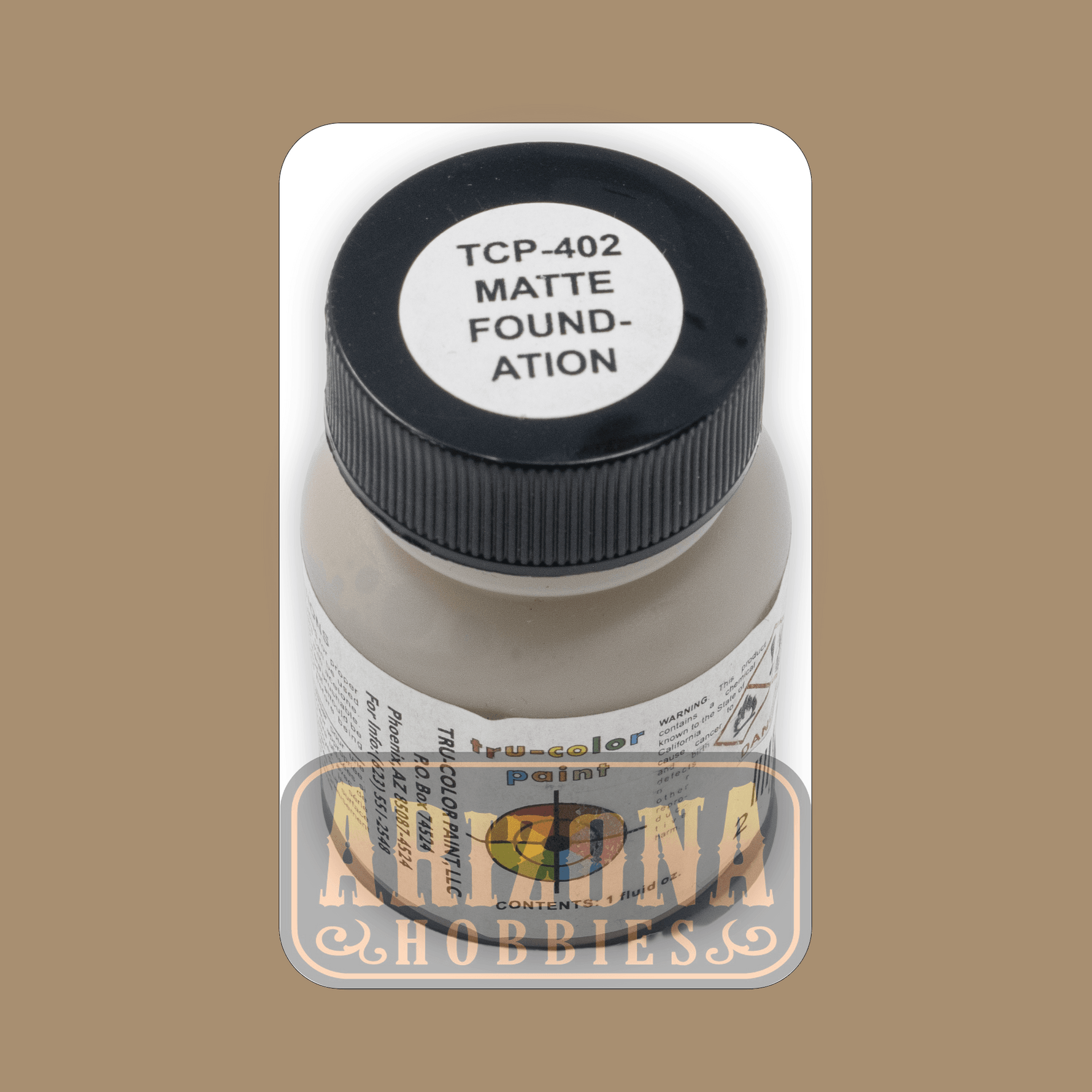 Matte FOUNDATION 1-oz bottle (Airbrush-ready) Tru-Color Paint