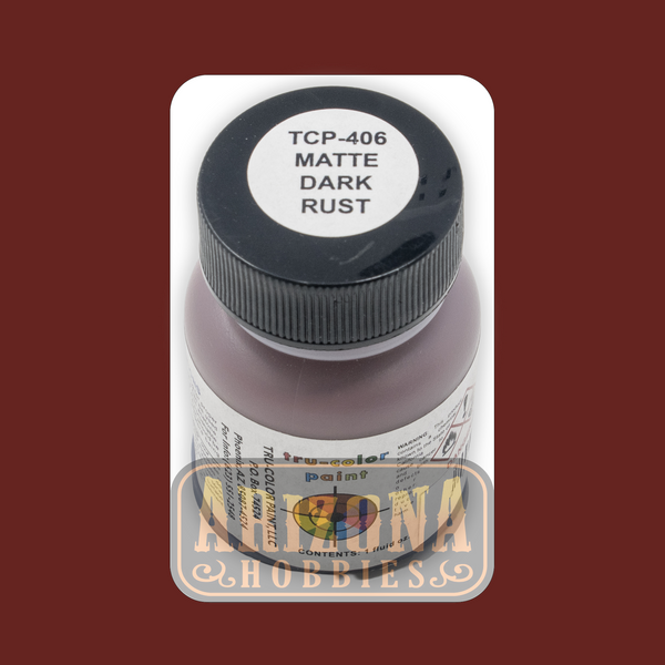 Matte DARK RUST 1-oz bottle (Airbrush-ready) Tru-Color Paint