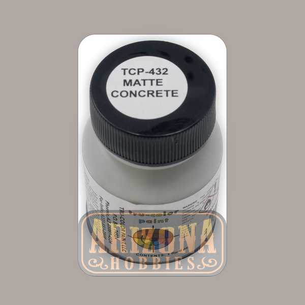 Matte CONCRETE 1-oz bottle (Airbrush-ready) Tru-Color Paint