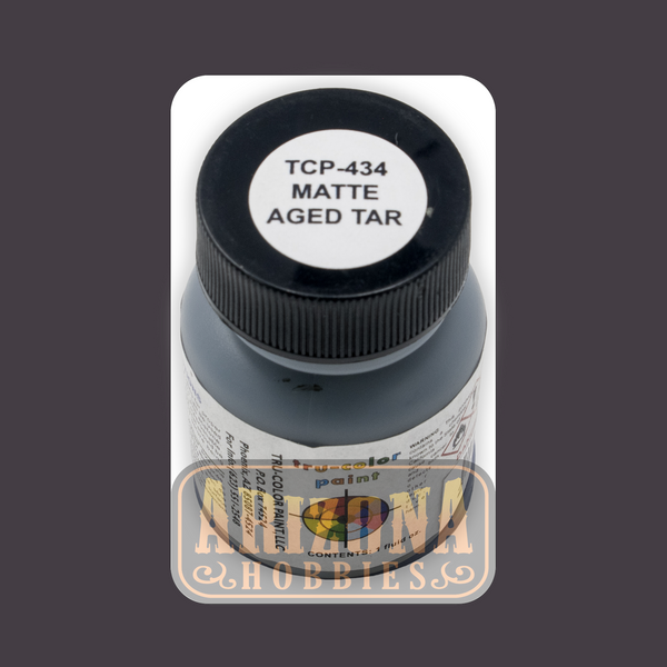 Matte AGED TAR 1-oz bottle (Airbrush-ready) Tru-Color Paint