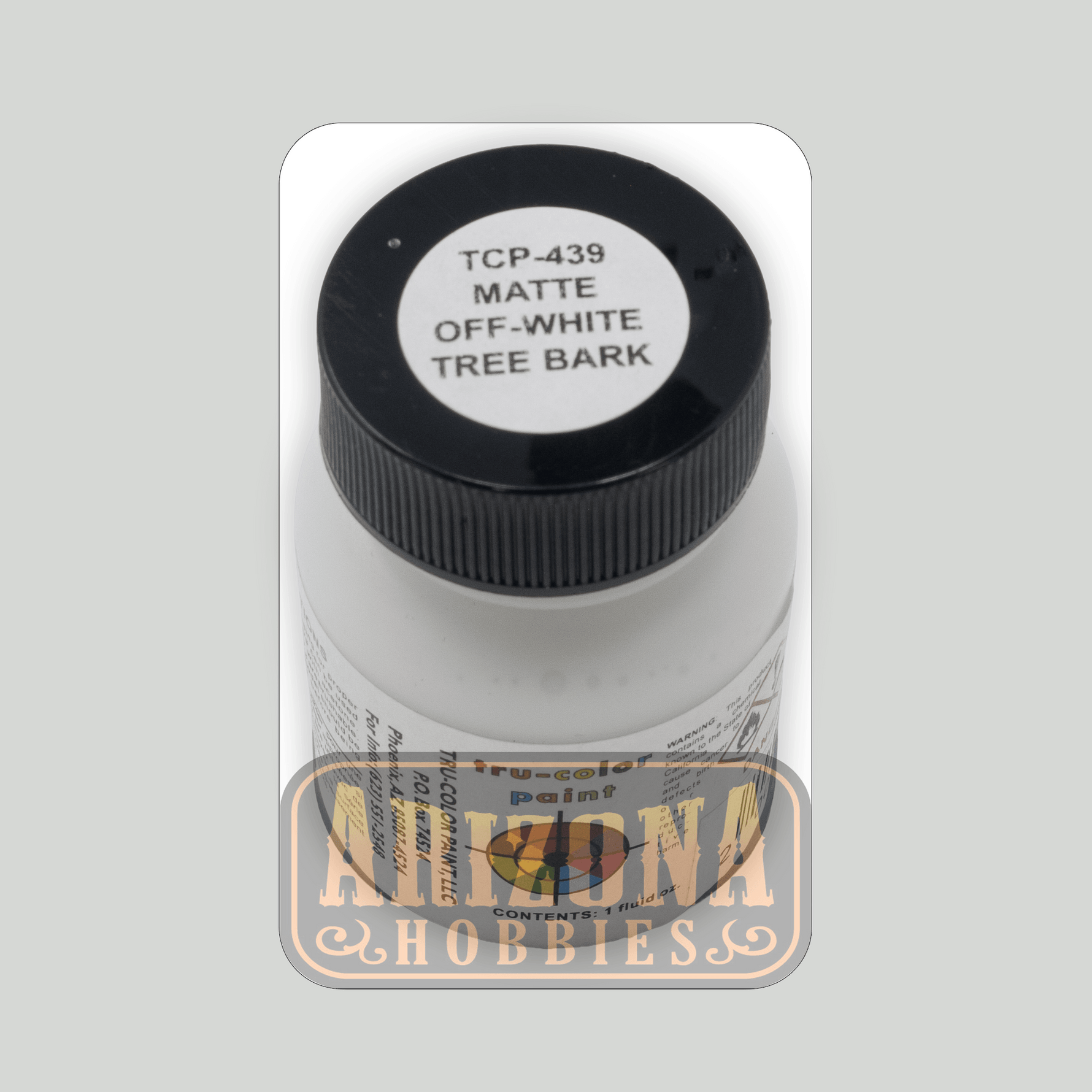 Matte OFF WHITE TREE BARK 1-oz bottle (Airbrush-ready) Tru-Color Paint