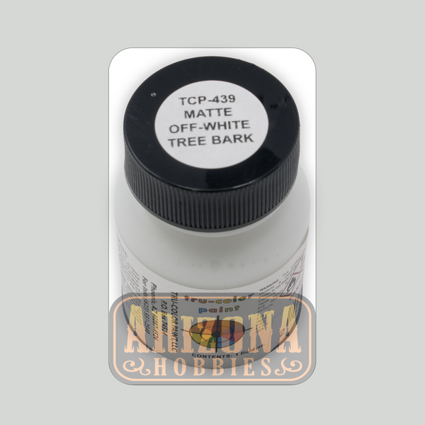 Matte OFF WHITE TREE BARK 1-oz bottle (Airbrush-ready) Tru-Color Paint