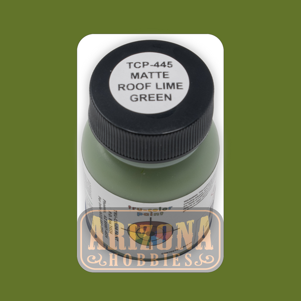 Matte ROOF LIME GREEN 1-oz bottle (Airbrush-ready) Tru-Color Paint