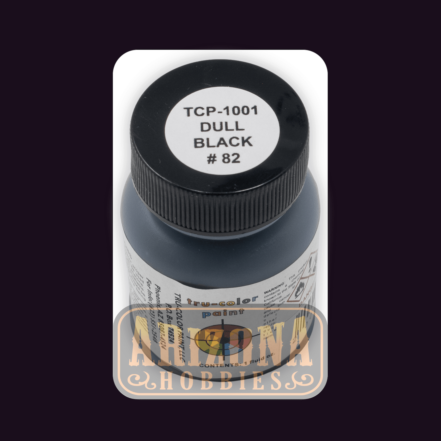 U.S. Navy DULL BLACK No. 82 1-oz bottle (Airbrush-ready) Tru-Color Paint
