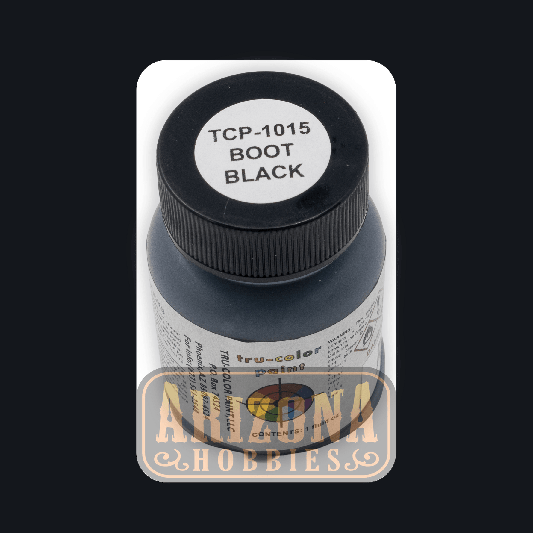 U.S. Navy BOOT BLACK 1-oz bottle (Airbrush-ready) Tru-Color Paint