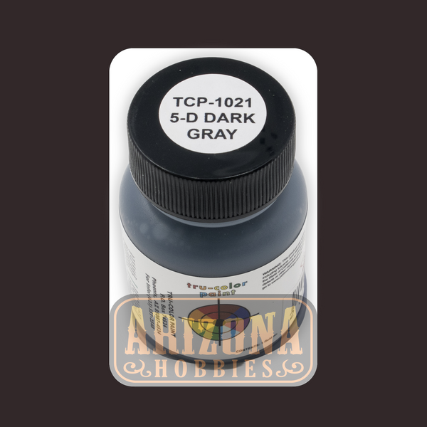 U.S. Navy DARK GRAY 5-D (early 1941) 1-oz bottle (Airbrush-ready) Tru-Color Paint