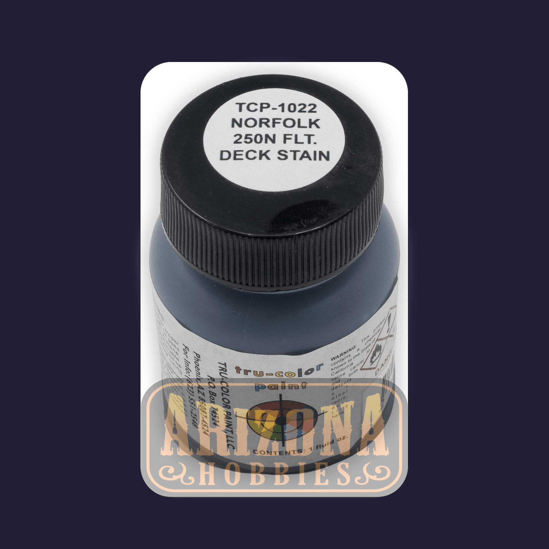 U.S. Navy FLIGHT DECK STAIN Norfolk 250-N (1941-1945) 1-oz bottle (Airbrush-ready) Tru-Color Paint