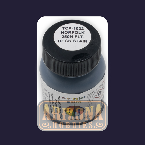U.S. Navy FLIGHT DECK STAIN Norfolk 250-N (1941-1945) 1-oz bottle (Airbrush-ready) Tru-Color Paint