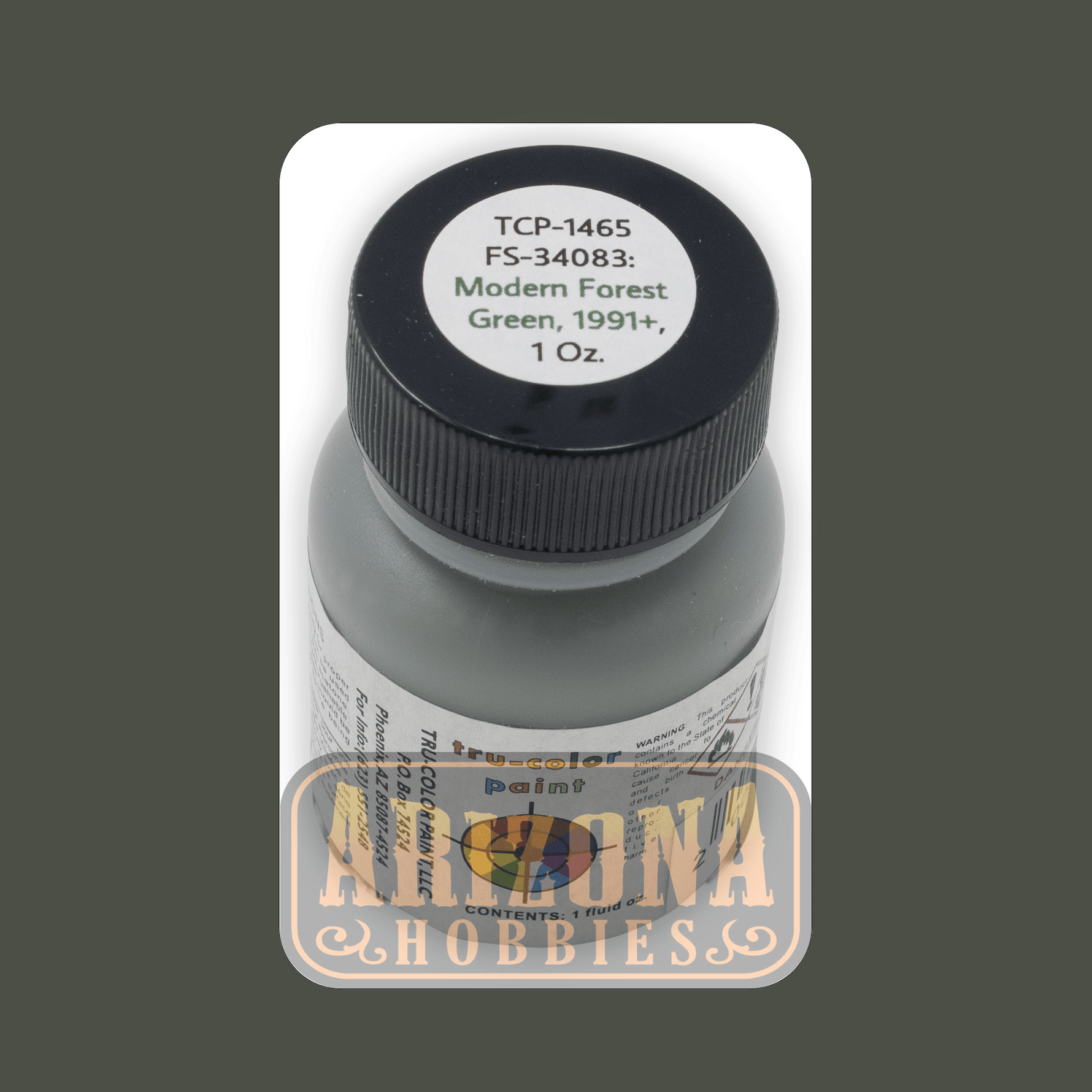 U.S. Army MODERN FOREST GREEN (1991-on) FS-34083 1-oz bottle (Airbrush-ready) Tru-Color Paint