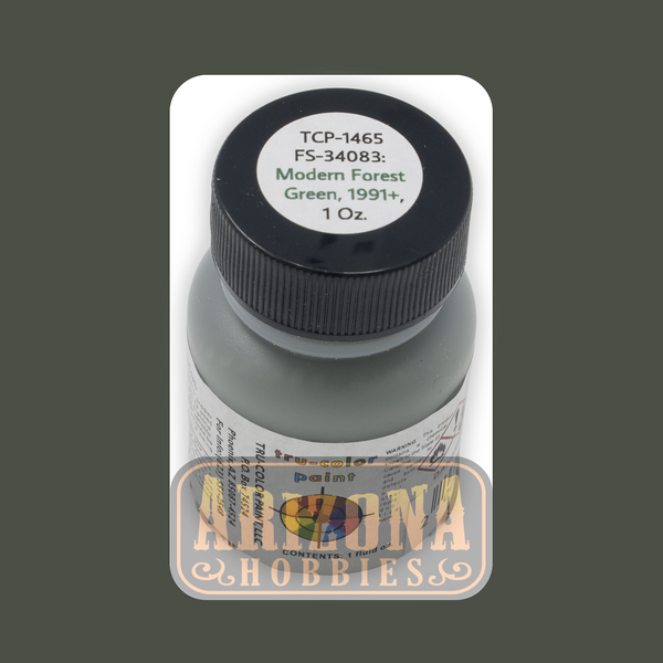 U.S. Army MODERN FOREST GREEN (1991-on) FS-34083 1-oz bottle (Airbrush-ready) Tru-Color Paint