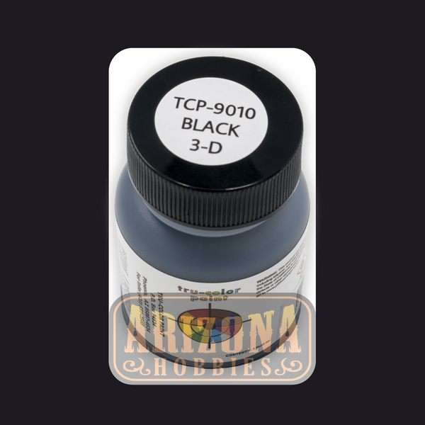 3-D BLACK 1-oz bottle (Airbrush-ready) Tru-Color Paint