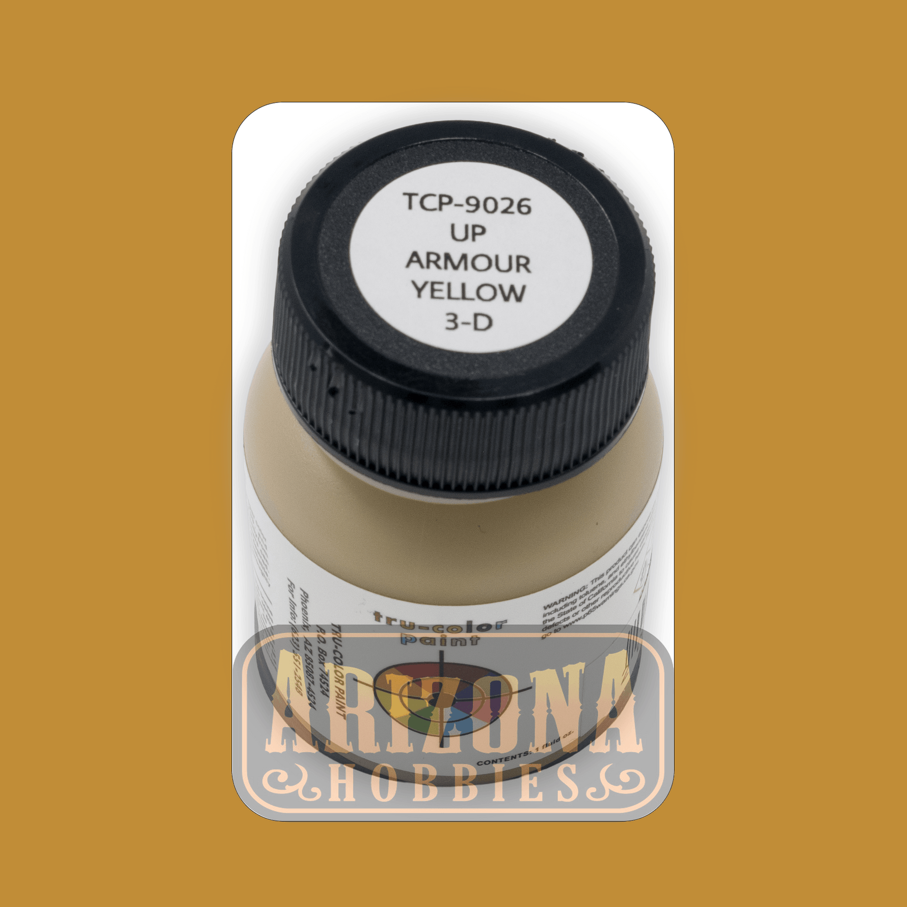 3-D Union Pacific ARMOUR YELLOW 1-oz bottle (Airbrush-ready) Tru-Color Paint