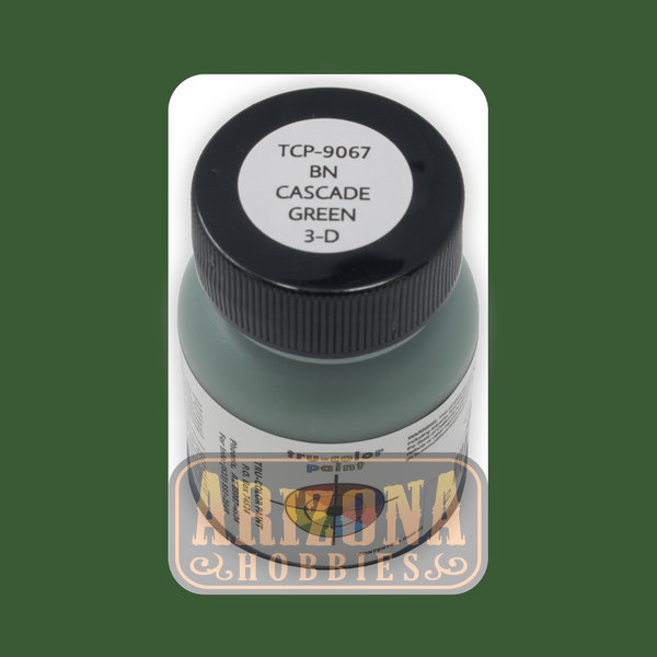 3-D Burlington Northern CASCADE GREEN 1-oz bottle (Airbrush-ready) Tru-Color Paint